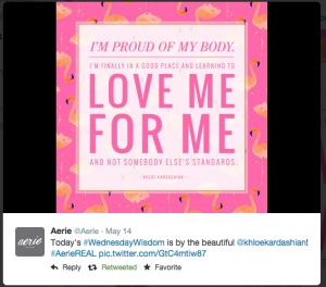 Aerie tweet