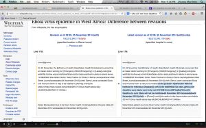 W.H.O. deadline update edit