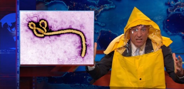 Jon Stewart takes on the Ebola Virus