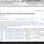 Wikipedia Edit on Ebola Virus Epidemic in West Africa