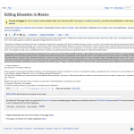Wikipedia Edit for Education in Mexico