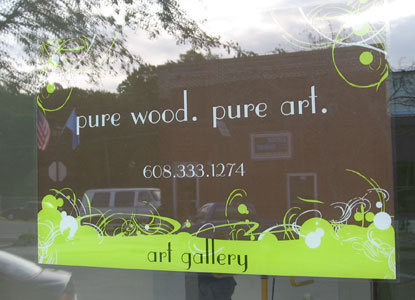 purewoodpureart sign